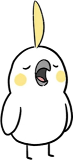 The parrot, singing